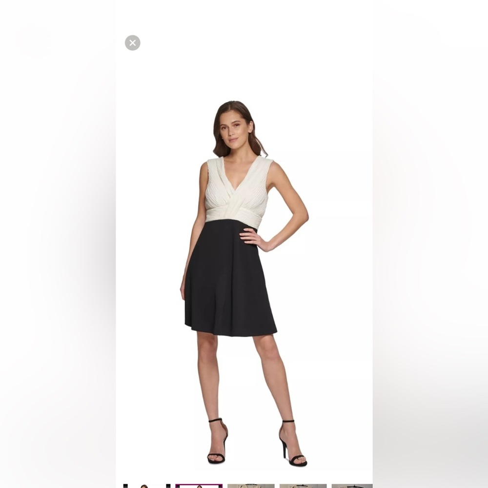 DKNY Mixed Media cocktail dress size 6